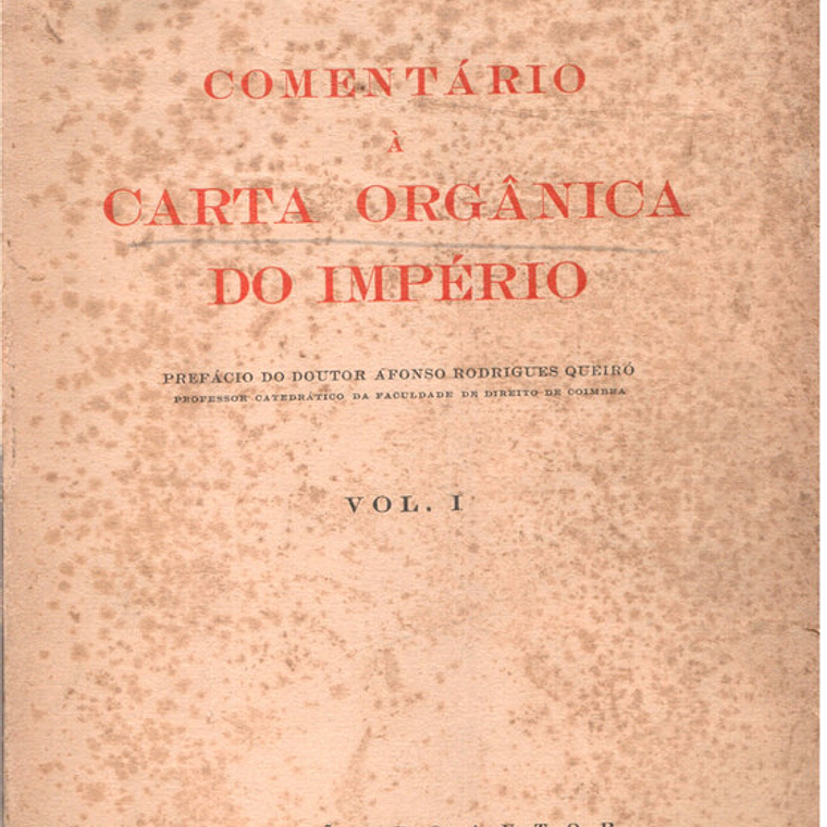 Comentário à carta orgânica do Império 1