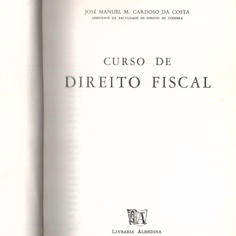 Curso de direito fiscal 2