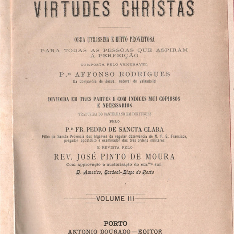 Exercícios de perfeição e virtudes cristãs Volume 3 2