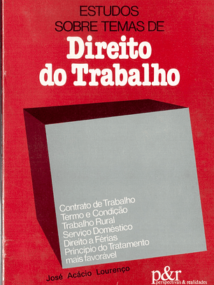 Estudos sobre temas de direito do trabalho