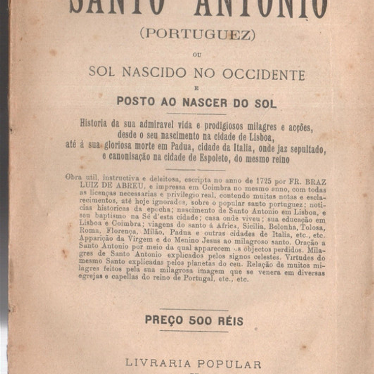 Vida de Santo António 1