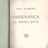 Indice alfabético da ordenança do serviço naval
