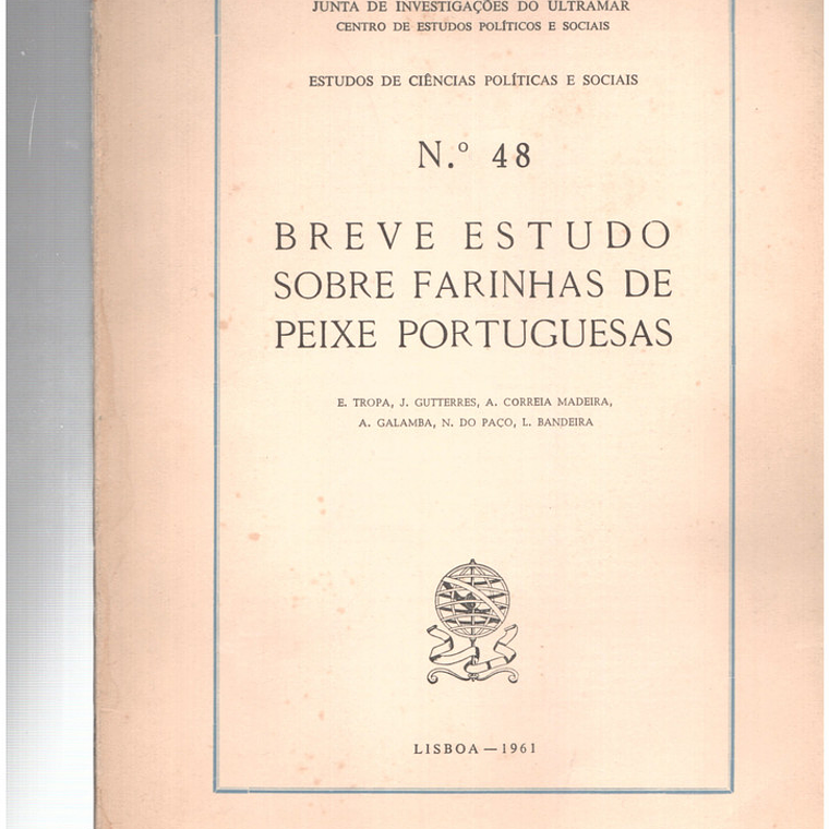 Breve estudo sobre farinhas de peixe portuguesas 1