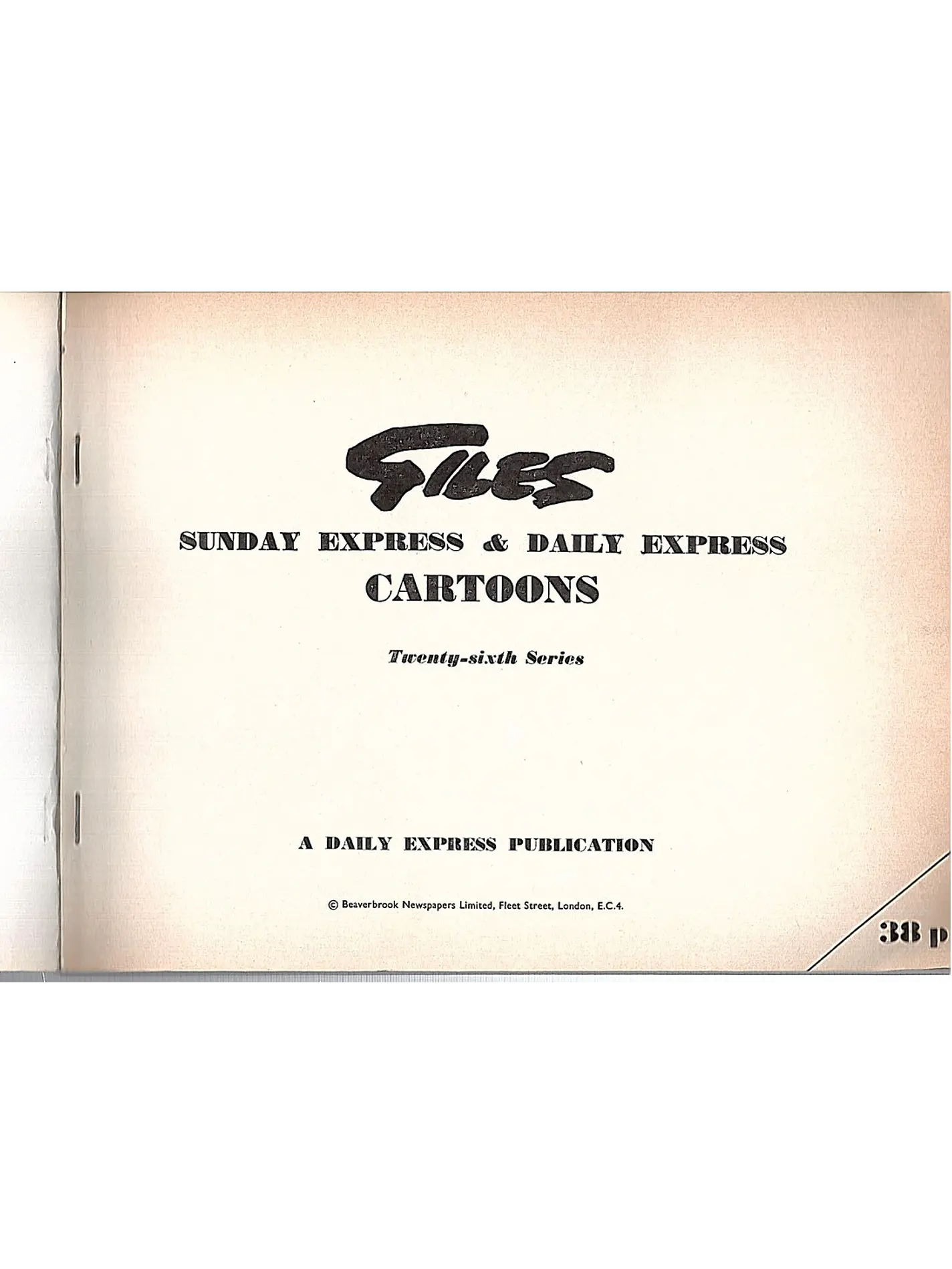 Sunday express & Daily express cartoons II (Banda desenhada) 1