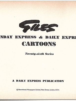 Sunday express & Daily express cartoons II (Banda desenhada)