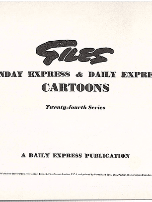 Sunday express & Daily express cartoons (Banda desenhada)