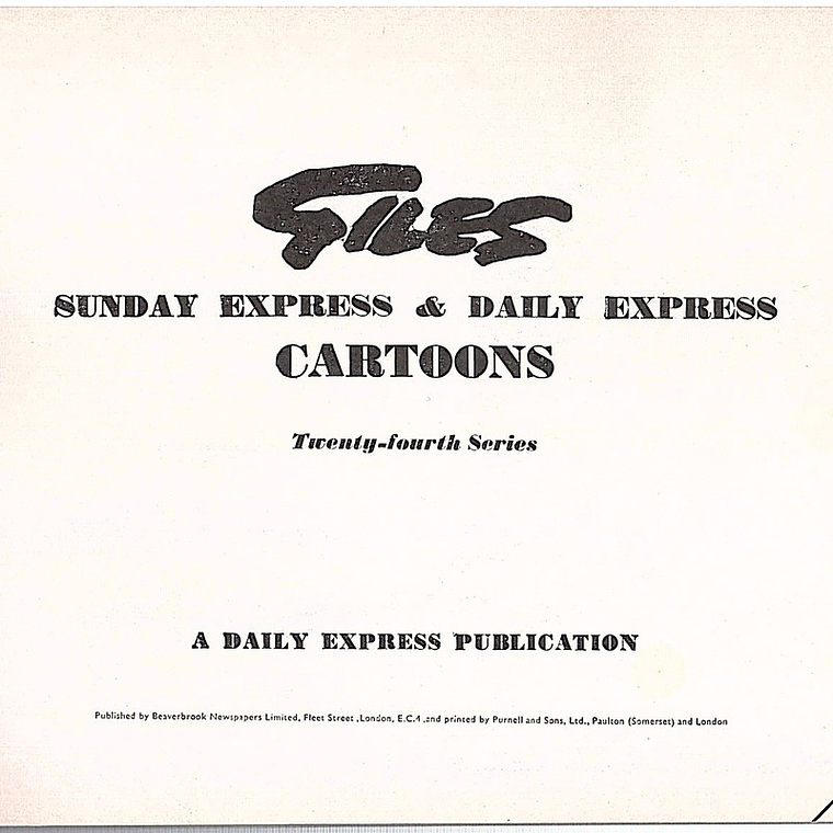 Sunday express & Daily express cartoons (Banda desenhada) 1