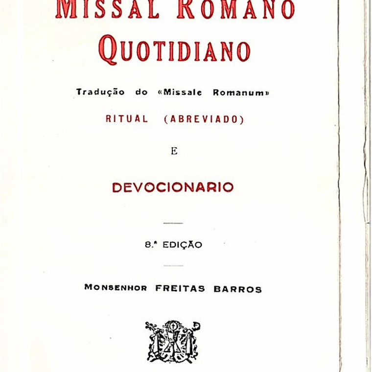 Missal romano quotidiano 1