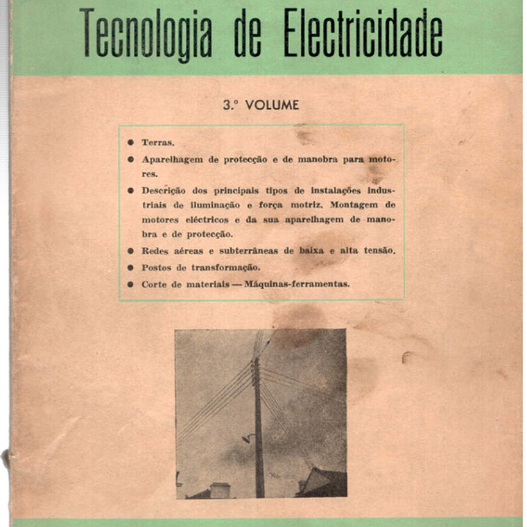 Tecnologia de eletricidade 3 volume 1