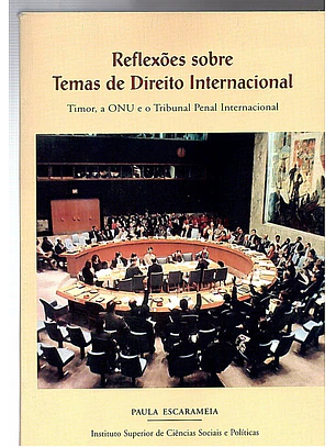 Reflexões sobre temas de direito internacional