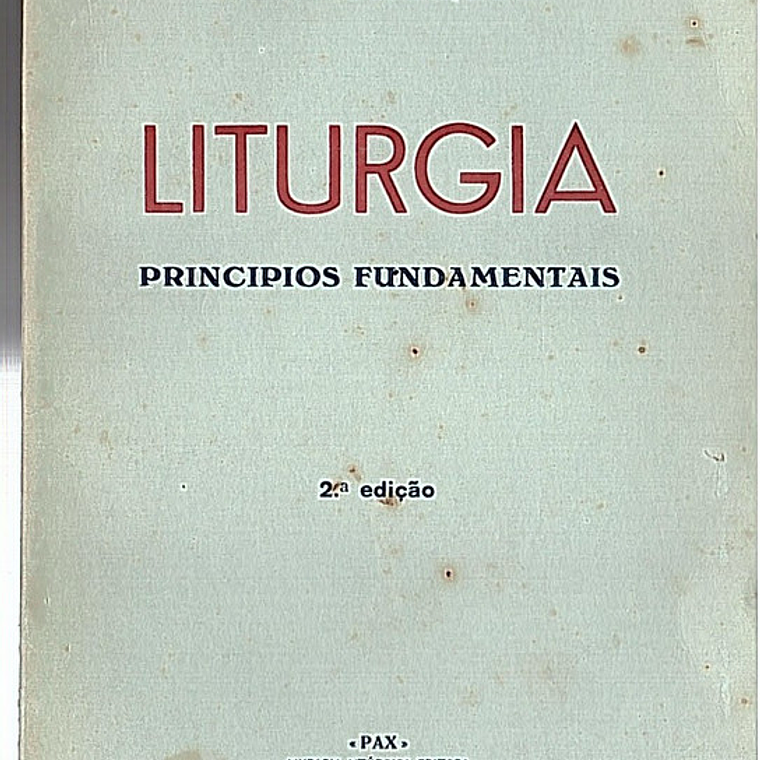 Liturgia princípios fundamentais 1