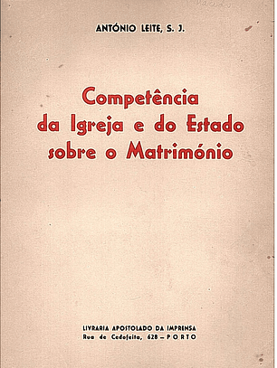 Competência da igreja e do estado sobre o matrimónio