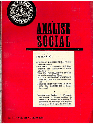 ANÁLISE SOCIAL n 11