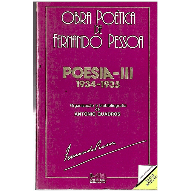 Obra poética de Fernando Pessoa - Poesia