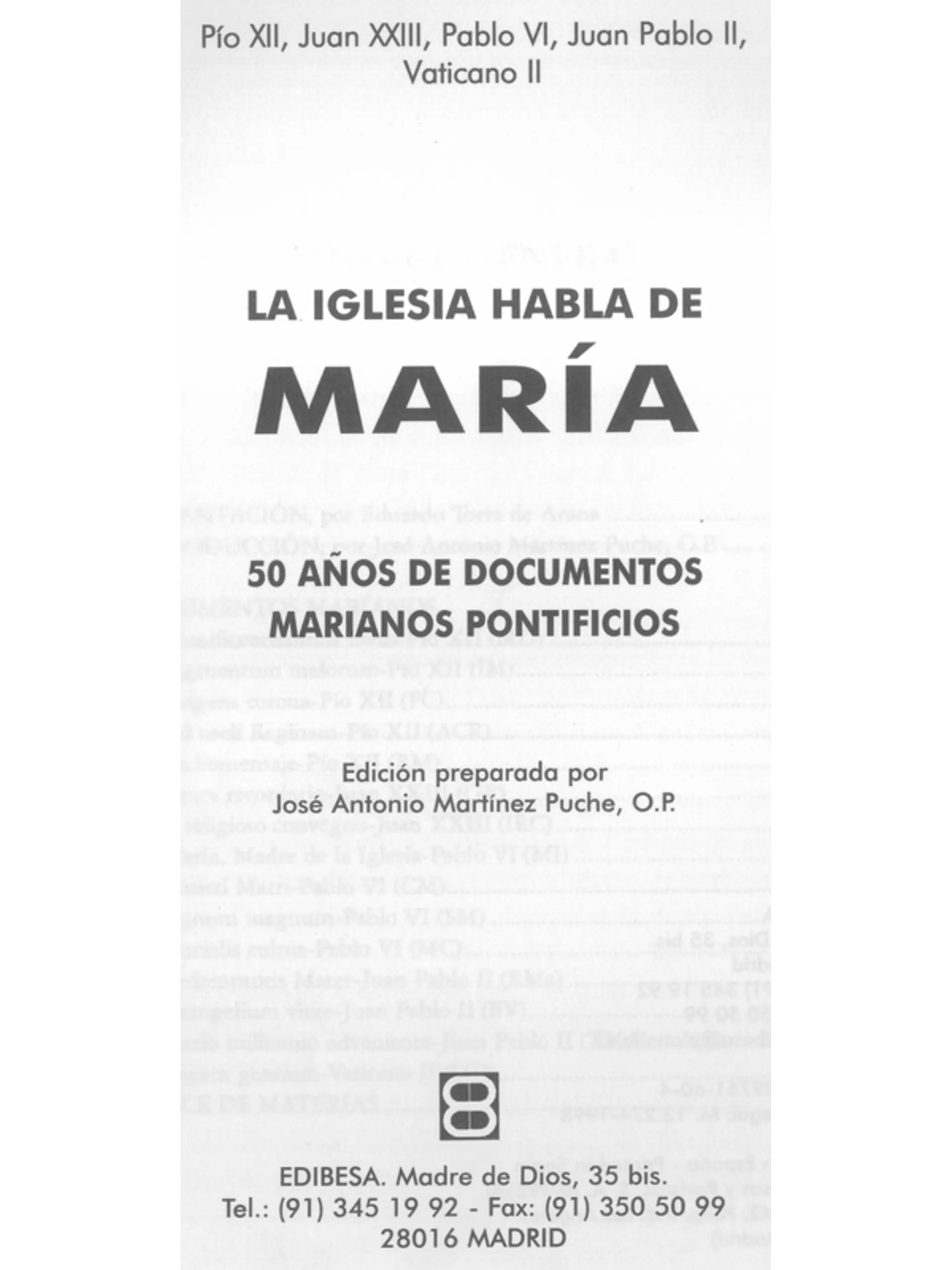 La Iglesia habla de Maria 1