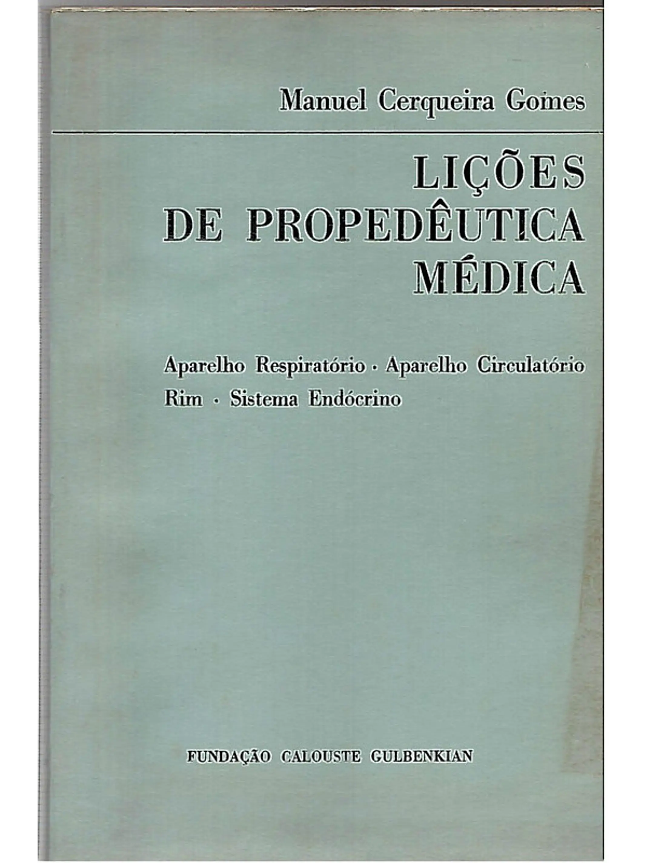 Lições de propedêutica médica 1