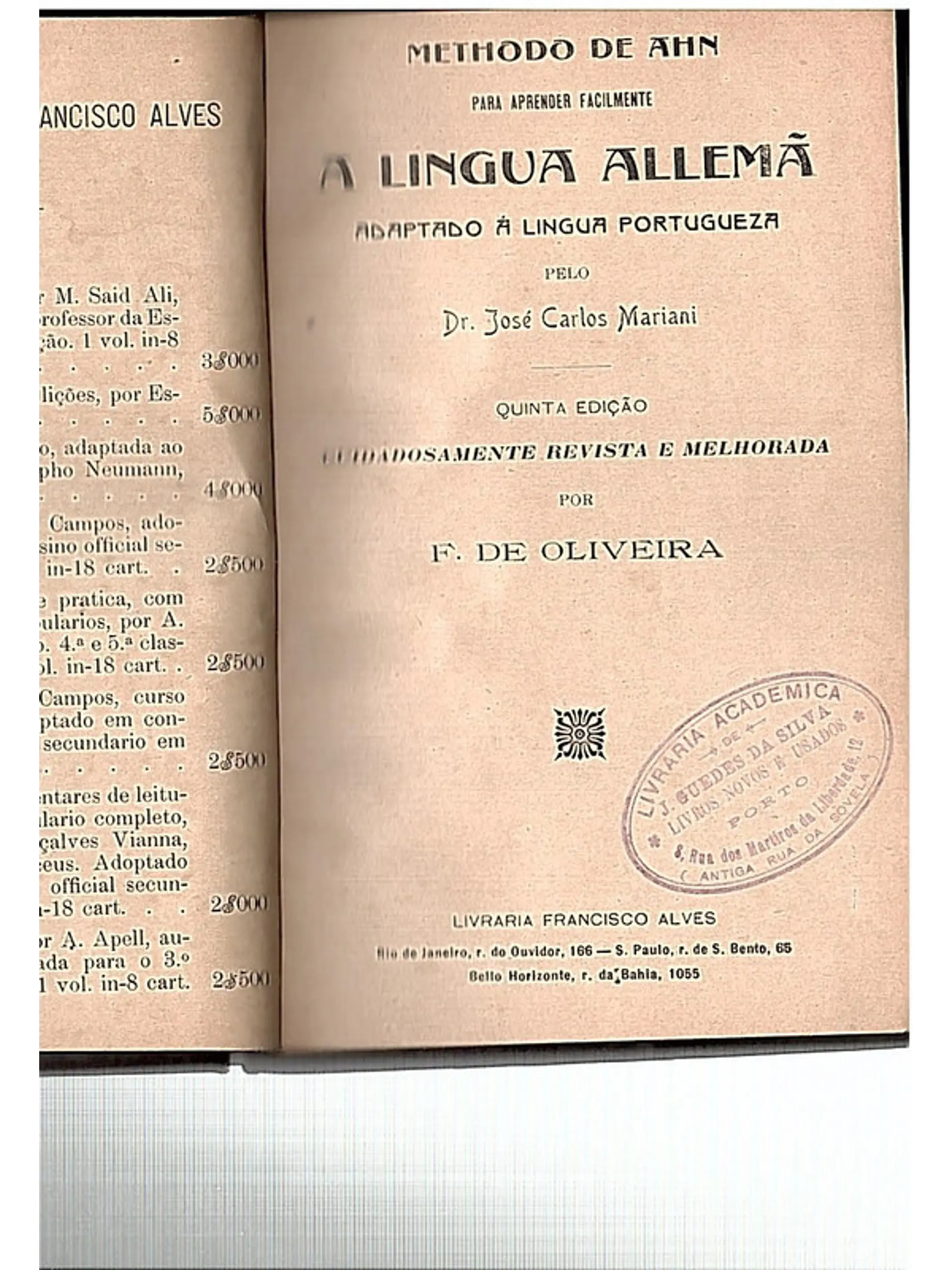 Methodo de Ahn para aprender A língua alemã 1