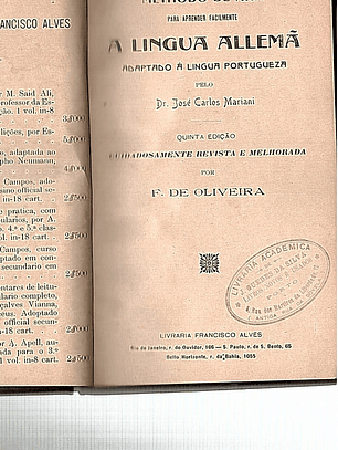 Methodo de Ahn para aprender A língua alemã