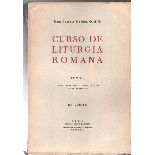 Curso de liturgia romana I