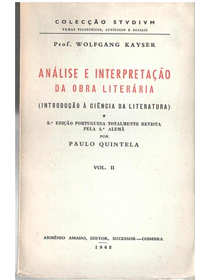 Análise de interpretação literária II