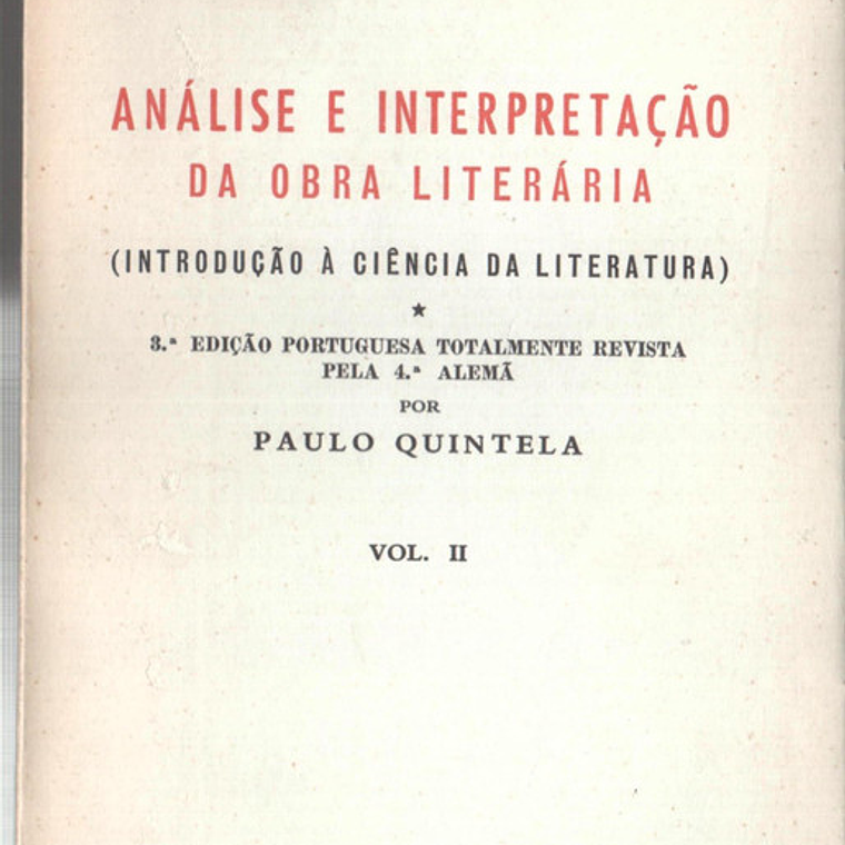 Análise de interpretação literária II 1