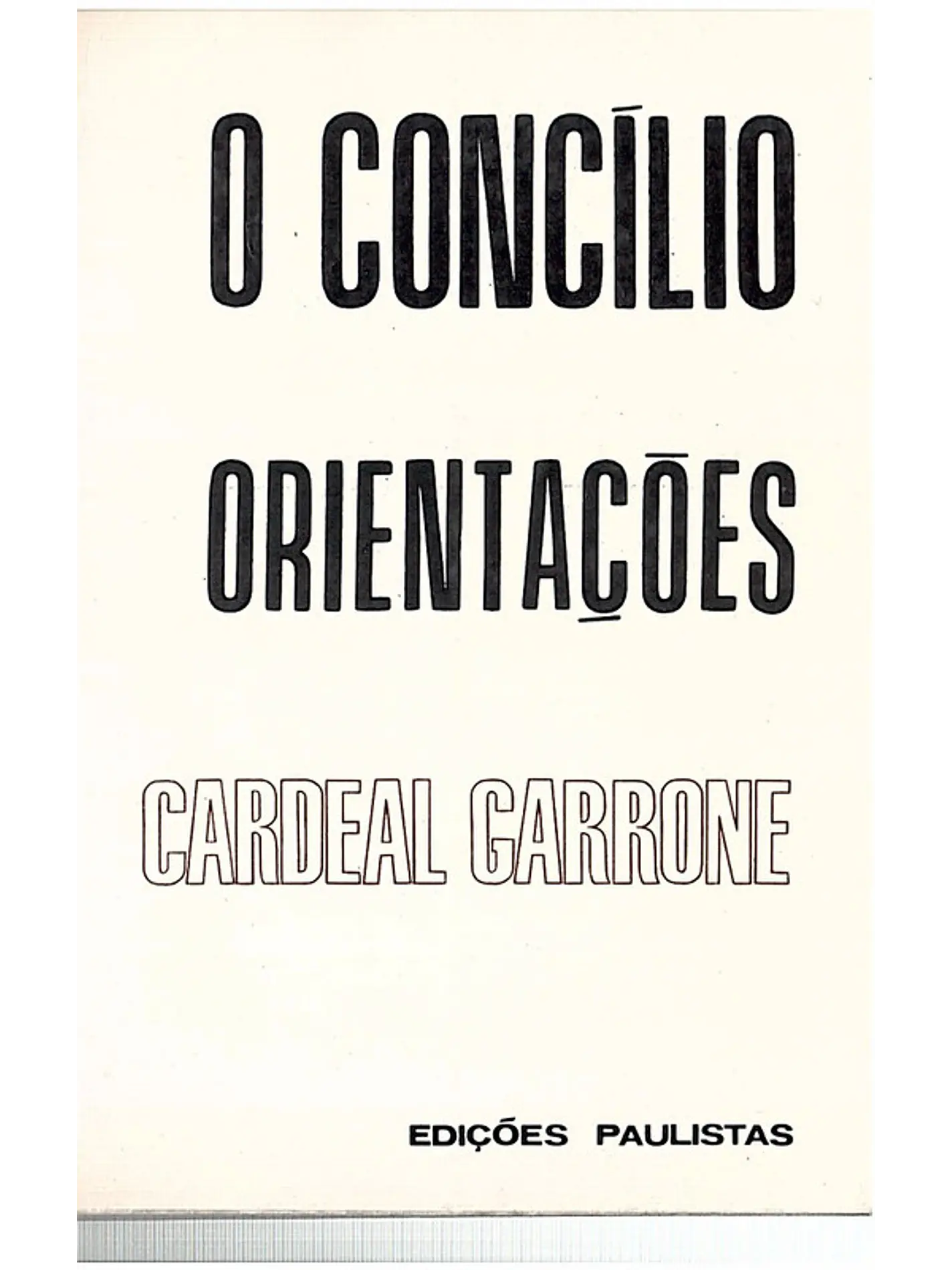 O concilio, orientações 1