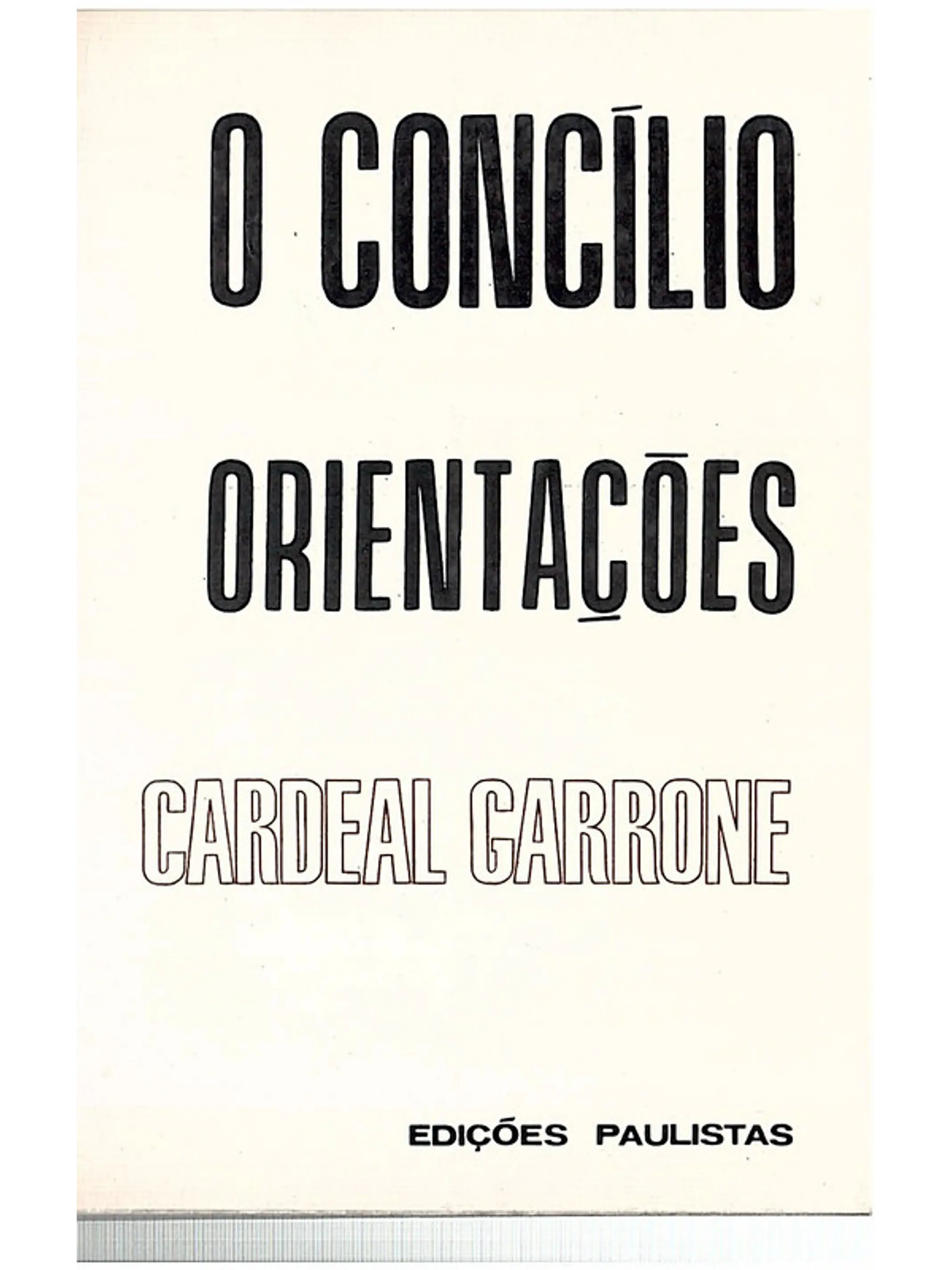 O concilio, orientações 1