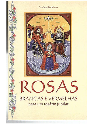 Rosas brancas e vermelhas para um rosário jubilar