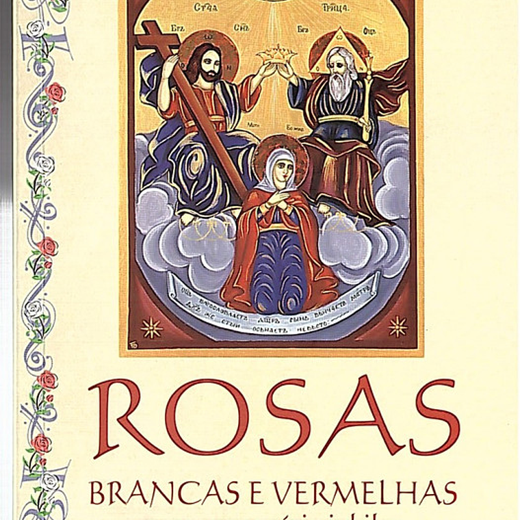 Rosas brancas e vermelhas para um rosário jubilar 1