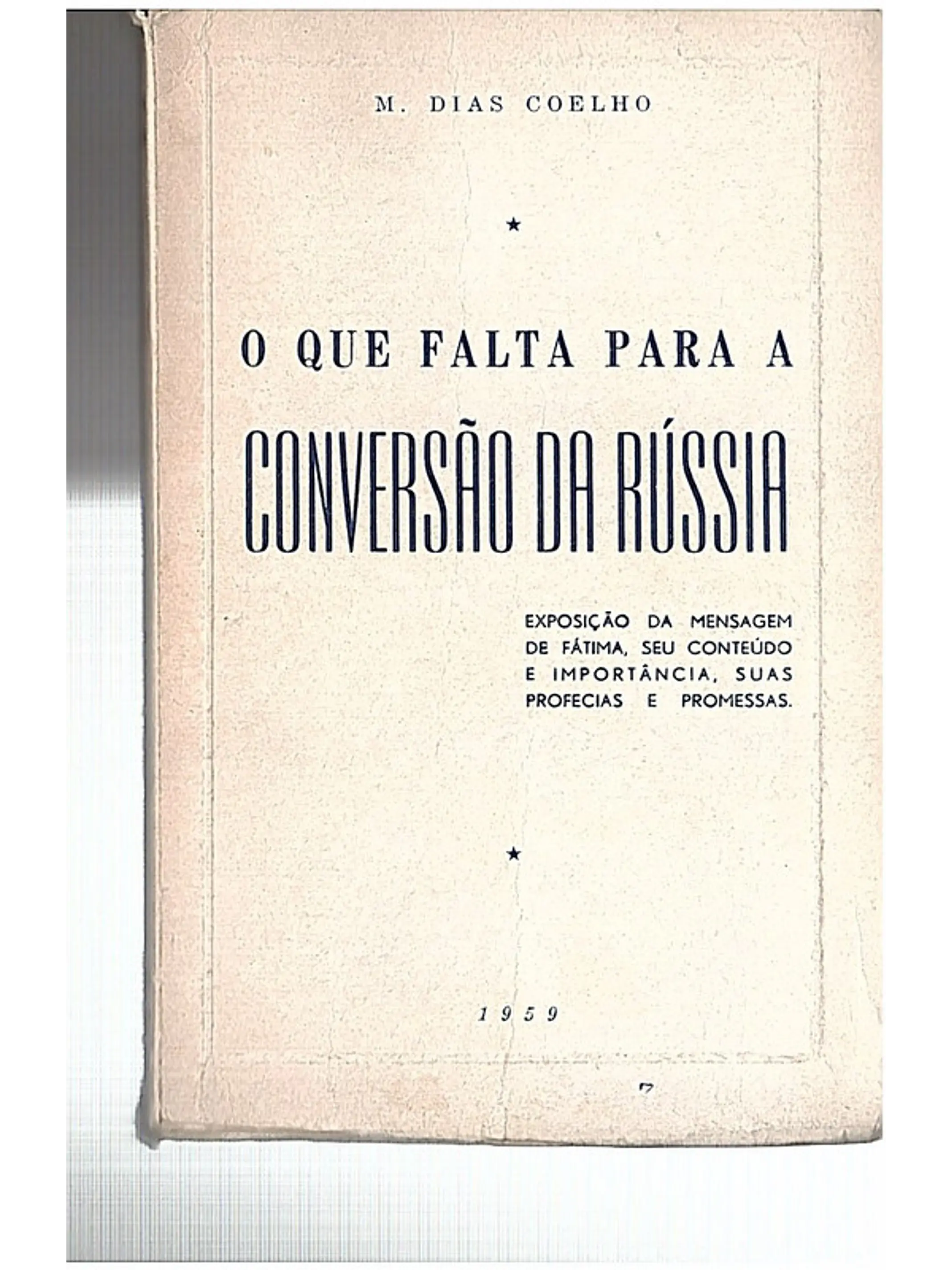 O que falta para a conversão da Rússia 1