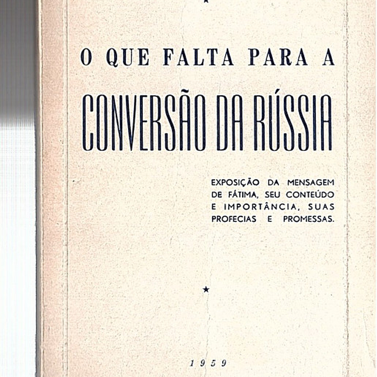 O que falta para a conversão da Rússia 1