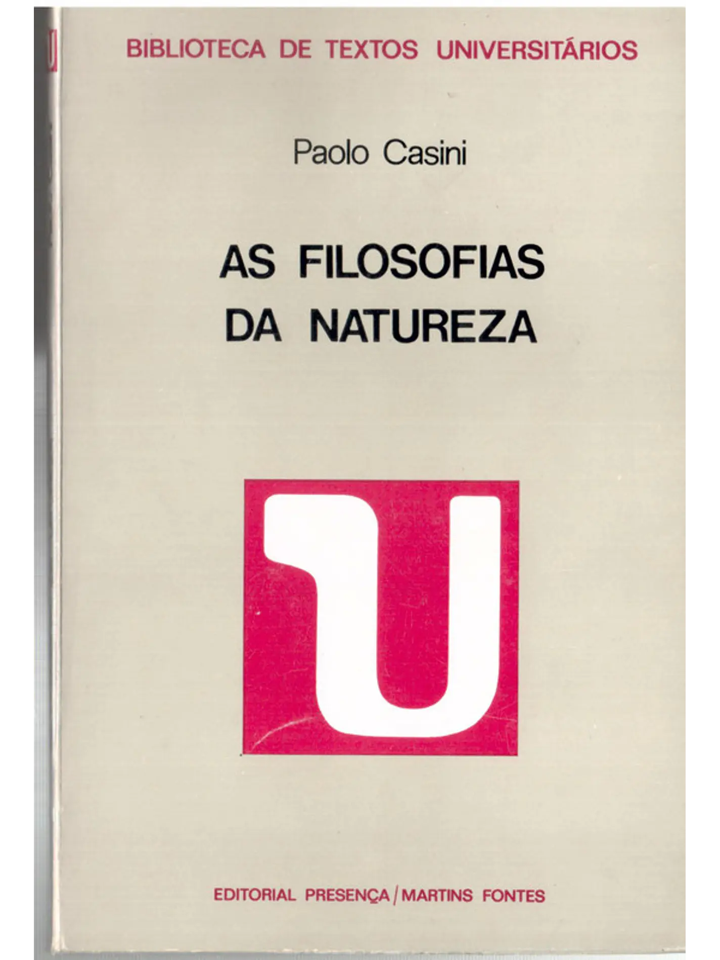 As filosofias da natureza 1