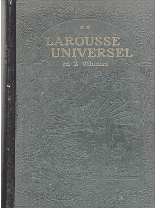 Larousse universel en 2 volumes tome second