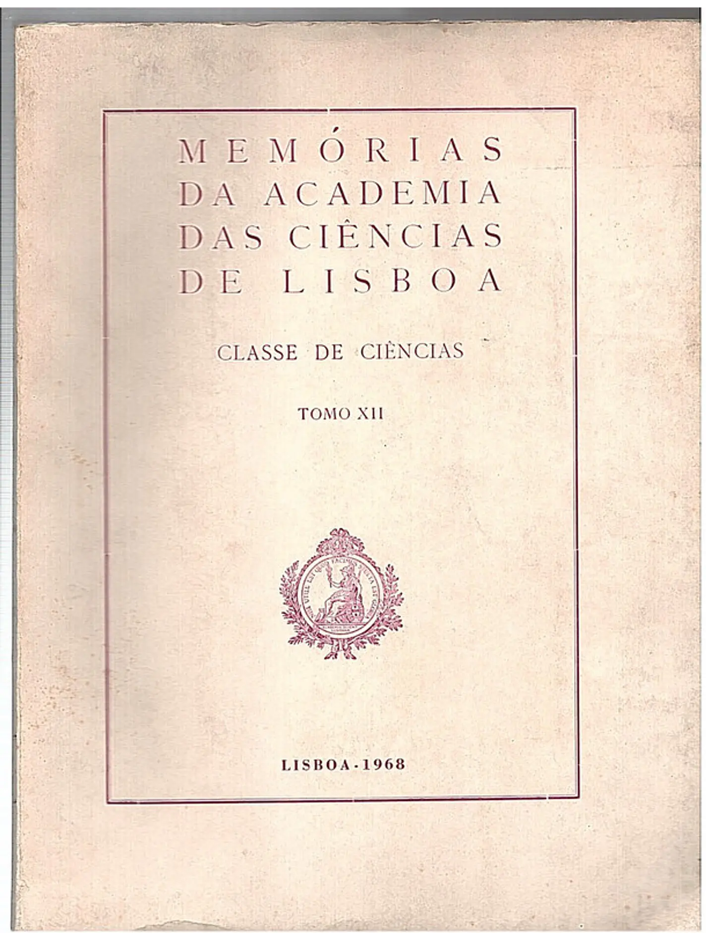 Memórias da academia das ciências de Lisboa 1
