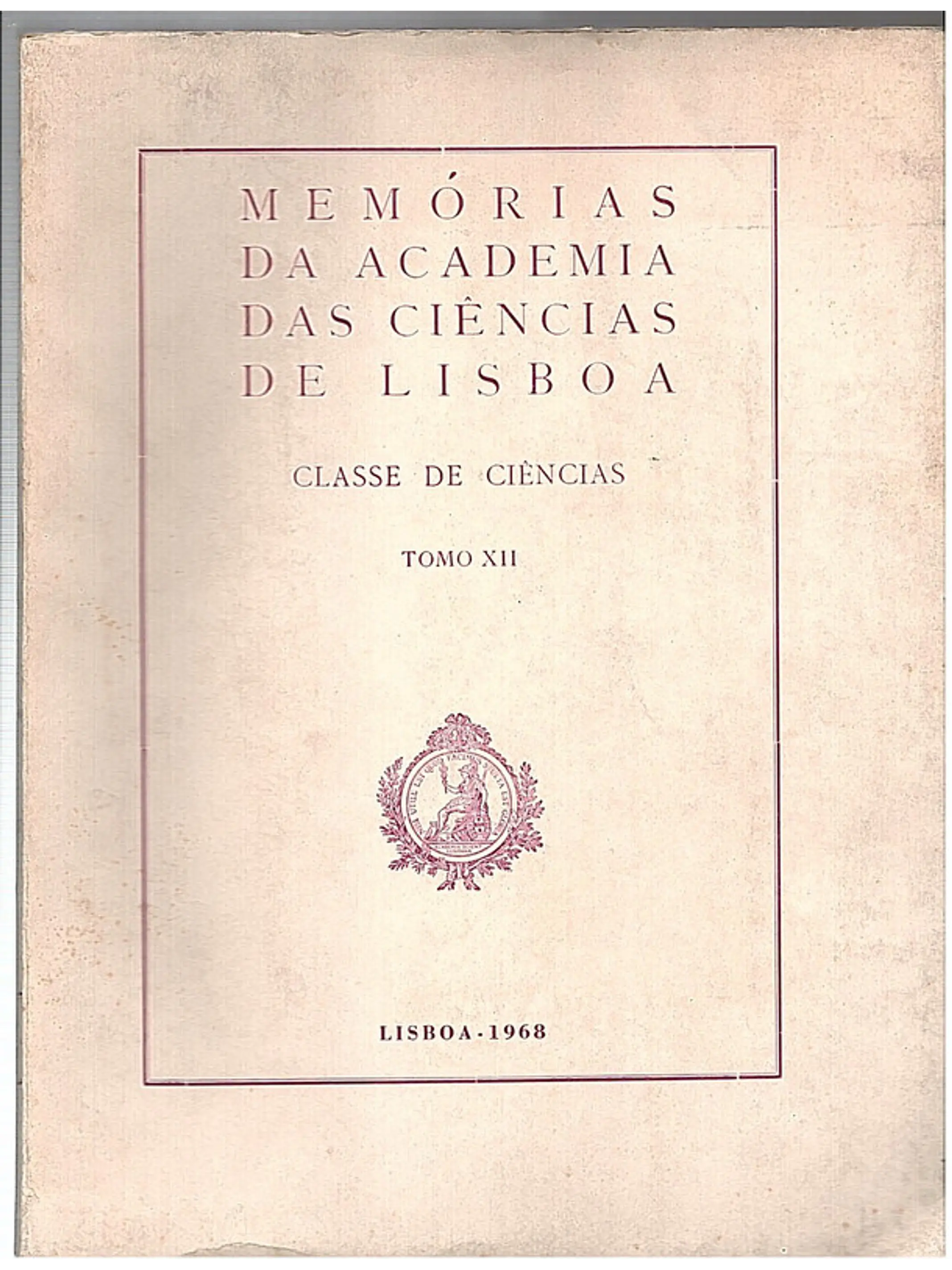 Memórias da academia das ciências de Lisboa 1