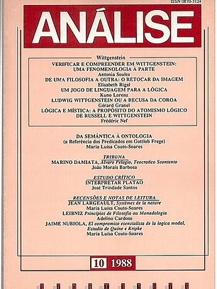 Análise da semântica à ontologia