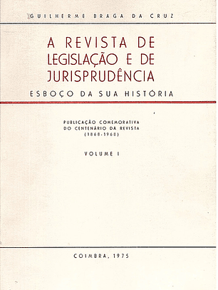 A revista de legislação e jurisprudência