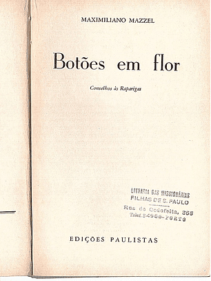 Botões em flor