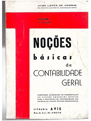 Noções básicas de contabilidade geral