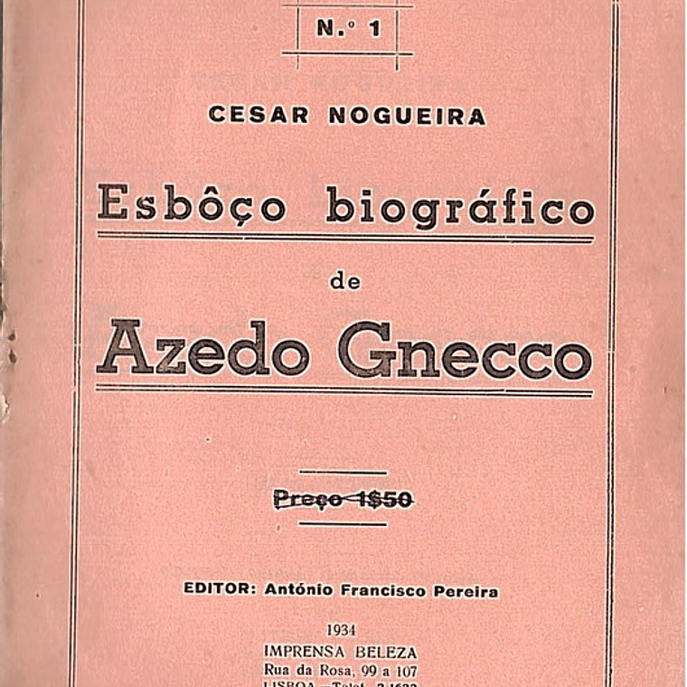 Esboço biográfico de Azedo Gneco 1