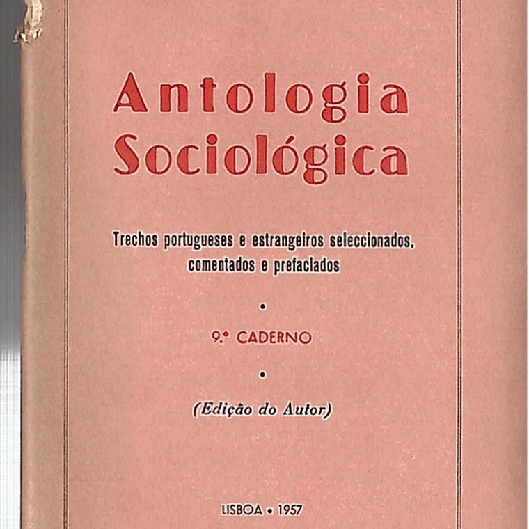 Antologia sociológica caderno 9 1