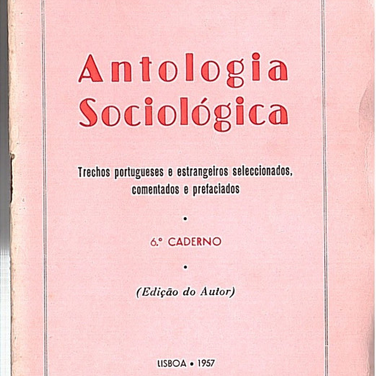 Antologia sociológica caderno 6 1