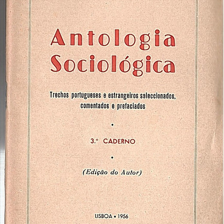 Antologia sociológica caderno 3 1