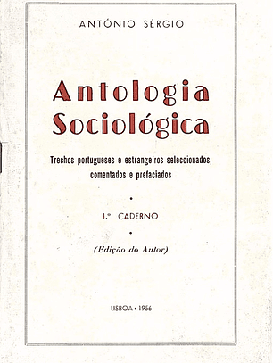 Antologia sociológica caderno 1
