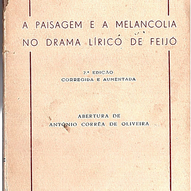 A paisagem e a melancolia no drama lírico de feijó 1