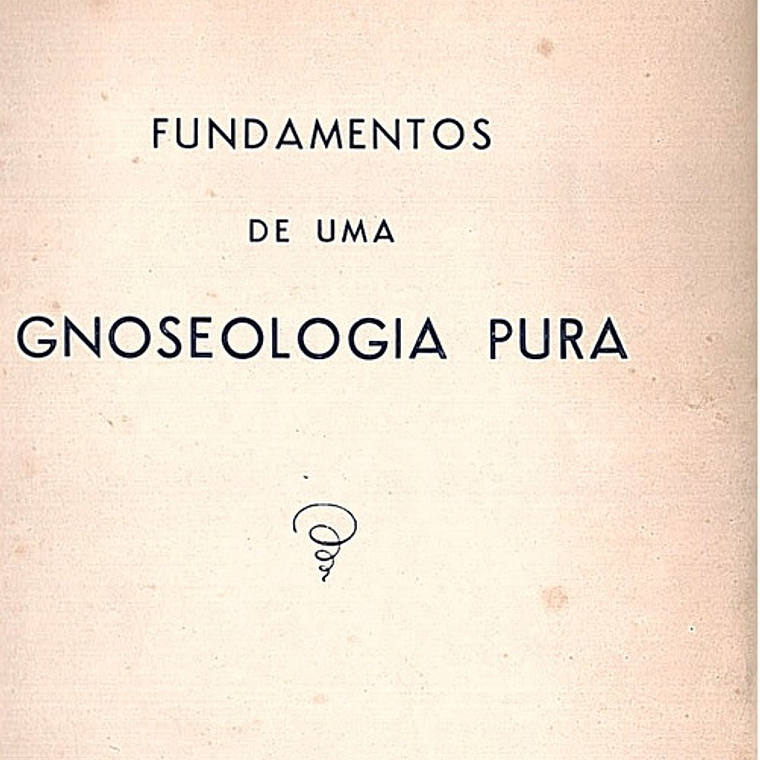Fundamentos de uma gnoseologia pura 1
