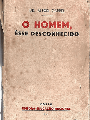 O homem esse desconhecido