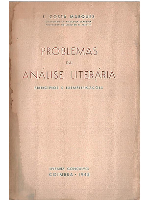 Problemas da análise literária