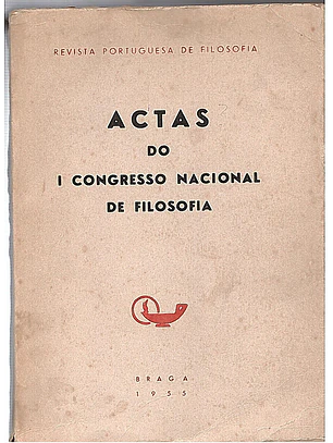 Actas do I congresso nacional de filosofia