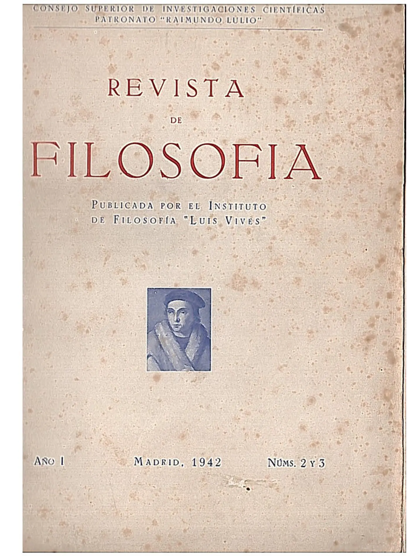 Revista de filosofia (Volumes 2 y 3) 1